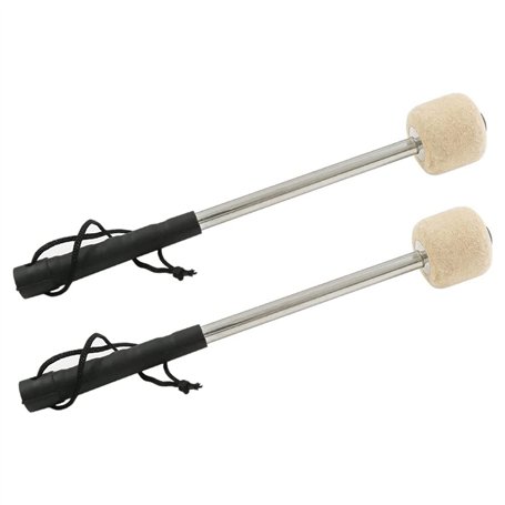 Wisyurt 2 Maillets de Tambour en Acier Basse de 12