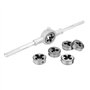 Giyofom de filières métriques 8 pièces M3//M5/M6/M8/M10/M12 Combinaison de d'outils pour le taraudage