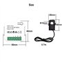 Fowecry Compteur D'Énergie Tuya Smart ZigBee 2 Voies Bidirectionnel avec Pince de Capteur de Courant App Moniteur Puissance 100-