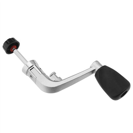 eMagTech Poignée de Moulinet de pêche Pliable - Poignée d'alimentation de Rechange en métal pour Moulinet de pêche de Type 1000-