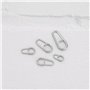 eMagTech 50pcs Anneaux Fendus en Acier Inoxydable Liens Clips de Pêche à Changement Rapide 10mm 13mm 16mm 18mm 21mm Clips de Leu