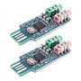 eMagTech Lot de 2 cartes son USB CM108 avec puce - Carte son stéréo externe pratique - Pour ordinateur portable - 49 x 19 x 8 mm