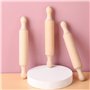 DcnrInsr 7 Pouces Mini Rouleau à Pâtisserie en Bois Long Cuisine Cuisson Rouleau à Pâte pour Enfants Fondant Pâtisserie Pizza Ar