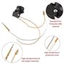 Comphic Thermocouple et Interrupteur D'Inclinaison pour Chauffage Terrasse, Interrupteur Décharge pour Chauffage au Propane, Kit