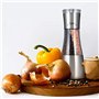 EXMDLLY Poivre et sel 2 en 1, double moulin avec grosseur réglable grâce au rotor en céramique, accessoire de cuisine