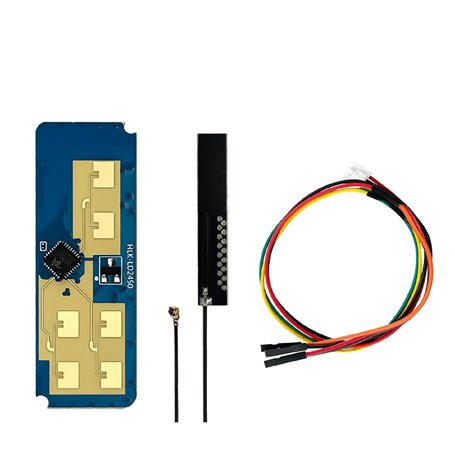 Ziiyoilh HLK-LD2450 24G Smart Home Wave Module de Capteur Radar de Suivi de Cible de Mouvement Du Corps Humain Distance Angle Vi