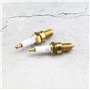 eMagTech 3pcs F7TC Bougie d’allumage Remplacement Nickelée Moteur à Essence Compatible avec Tondeuse à Gazon Tracteur Motoculteu