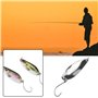 LT Easiyl Lot de 5 Leurres de Pêche Cuillères de Pêche à Paillettes en Métal Simulé Leurre à Paillettes en Métal Leurres de Trui