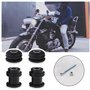 SG Store Kit de Matériel d'amarrage pour Porte-Bagages de Moto Sissy Bar Détachable pour Les Modèles XL 2004-2023 (sauf XL1200CX