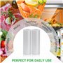 KitchenBoss Sacs Sous Vide Alimentaire：2 Rouleaux 28x600cm, Rouleau Sous Vide Alimentaire Convient à L'appareil de Mise sous Vid