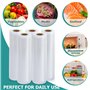YISH Sac Sous Vide Alimentaire: Rouleau Sous Vide Alimentaire pour L'appareil de Mise Sous Vide, Sac Sous Vide pour La Cuisson, 