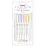 ZEBRA Mildliner WKT7-5C-YC Stylo fluorescent [importation parallèle] (couleur douce et douce)