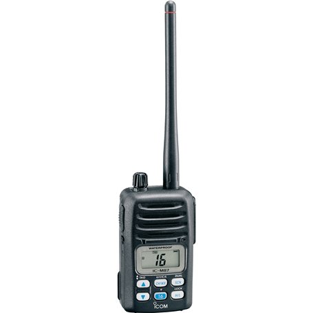 Icom M87 Portatif Marine/PMR VHF Noir