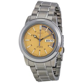 Seiko Hommes Analogique Automatique Montre avec Bracelet en Acier Inoxydable SNKK29
