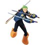 Statue Zoro avec Costume Tête D'Œuf Katanas 16 Cm