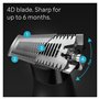Braun Series X,Lame De Rechange Pour Tondeuse SeriesX,Lame4D Innovante Avec Sabot Bidirectionnel Et Tête Flexible Pour Un Rasage