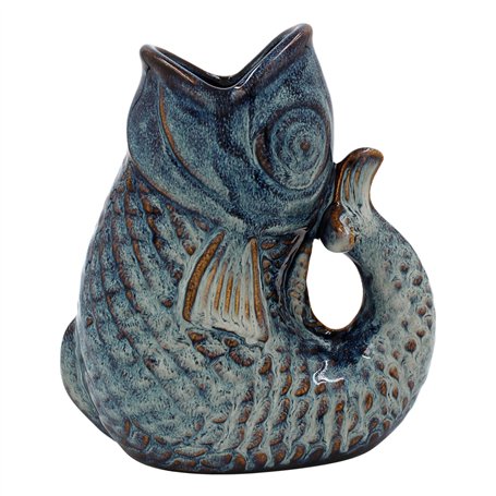 Lesser & Pavey Pichet à Poisson 17 cm pour Cuisine et Maison | Carafe en céramique ou en Verre pour Usage Multiple | Beau Vase à