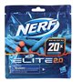 Nerf Elite 2.0 20-Dart Refill Pack - Includes 20 Official Nerf Elite 2.0 Darts, Compatible with All Nerf Elite Blasters