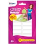 Avery Étiquettes Autocollantes Blanches Inscriptibles 90 Pièces - autocollant Personnalisable avec un marqueur permanant - Durab