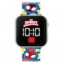 Spidey and His Amazing Friends Montre à quartz numérique LED avec bracelet en silicone