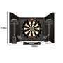 WINMAU Professional Darts Set Comprend Un Jeu de fléchettes Diamond Plus Bristle - Armoire Noire de Haute qualité - Ensemble de 