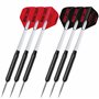 Winmau Man Cave Coffret cadeau pour cible de fléchettes, cible de fléchettes, flèches et ligne de lancer