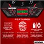 WINMAU Darts - Ton Machine Soft Tip Cible de fléchettes électronique avec Plus de 90 Jeux et Tableau de Bord numérique pour 8 Jo