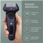 Panasonic Series 800 ES-LV67 Personalcare Rasoir 5 Lames dont 2 de finition externes Wet & Dry 4 accessoires 51 min d'autonomie 