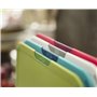 Joseph Joseph Duo Icon Lot de 4 planches à découper à code couleur avec support de rangement Multicolore