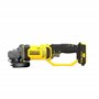 Stanley FATMAX Meuleuse d'angle Sans Fil 18V 125mm Vitesse 8500 trs/mn Sans Batterie Ni Chargeur Gamme FATMAX V20 SFMCG400B-XJ