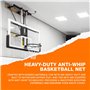 Taille Officielle (45 cm) Basket-Ball Anneau, Filet et Fixations de Montage Mural Créoles. Convient pour Les Adultes et Les Enfa