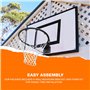 Taille Officielle (45 cm) Basket-Ball Anneau, Filet et Fixations de Montage Mural Créoles. Convient pour Les Adultes et Les Enfa