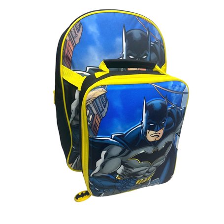 DC Comics Sac à dos Batman avec sac à déjeuner pour enfants