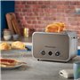 Russell Hobbs Grille Pain [Design Retro Premium] Distinctions Titanium (Pour 2 Tranches, 6 Niveaux de brunissage, Fonction Surél