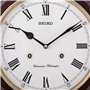 Seiko Station Clock QXH202B RRP Sonnerie Westminster, Interrupteur on/Off, encadrement Bois d'aulne 31.4 x 31.4 x 6.1 cm