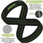 RDX Figure 8 Sangle, Sangle Musculation Gym Levage Support de Poignet Bandage Fitness Lifting Straps Entraînement Bodybuilding H