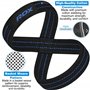 RDX Figure 8 Sangle, Sangle Musculation Gym Levage Support de Poignet Bandage Fitness Lifting Straps Entraînement Bodybuilding H