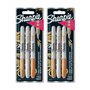 Sharpie Lot de 6 marqueurs permanents métallisés - Pointe fine - Couleurs métalliques assorties - Or