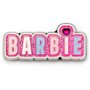 Barbie Pin's avec logo scintillant – Rose