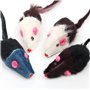 DIGIFLEX 4 Souris Bruyantes à Cataire Chat Jouets pour Animaux Domestiques