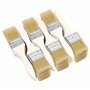 Kurtzy Lot Pinceaux Peinture 5,08 cm (Lot de 24)- Pinceau Bois Professionnels pour la Peinture, Les Taches, Le Vernis, la Colle 