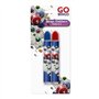 Bingo Dabbers Lot de 2 tickets de jeu anti-goutte Rouge et bleu