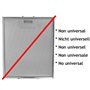 Filtre en maille métallique Spares2go pour hotte/extracteur d'air/grille d'aération (lot de 3 filtres, 30 x 25 cm, argenté)