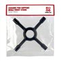 SPARES2GO Support Universel pour Plaque de Cuisson à Gaz en Céramique Moka Dessous de Plat (Petit 130 mm)