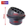 Aim Tools 75mm Tuyau de Sortie d'Air de Chauffage de Stationnement Diesel de Voiture Conduit d'Aération Y Branche Connecteur d'A