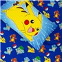 Parure de lit Simple Pokémon sous Licence Officielle rétro | Parure de lit réversible Double Face avec taie d'oreiller Assortie 