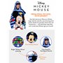 Disney Serviette Poncho Garçon Mickey Mouse Bleu Taille Unique
