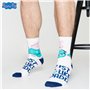 Peppa Pig Chaussettes Homme Fantaisie Coffret 5 Paires de Chaussettes Homme Humour Cadeau Humoristique Papa 40-45
