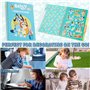Bluey Livre Stickers Enfant et Coloriage 1000+ Autocollants et Gommettes pour Enfants Idée Cadeau