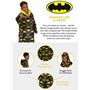 DC Comics Vêtements d'intérieur à Capuche en Polaire surdimensionnée pour Enfants Batman Gris Taille Unique